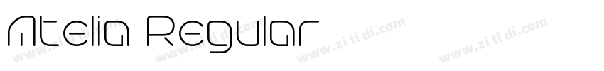 Atelia Regular字体转换